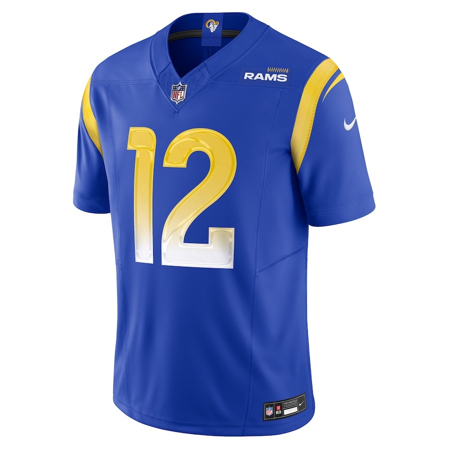 Men's Los Angeles Rams Puka Nacua Nike Royal Vapor F.U.S.E. Limited Player Jersey - Puhuasuan