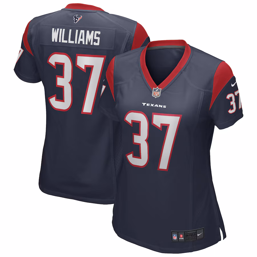 Women's Houston Texans Domanick Williams Nike Navy Game Retired Player Jersey - Puhuasuan