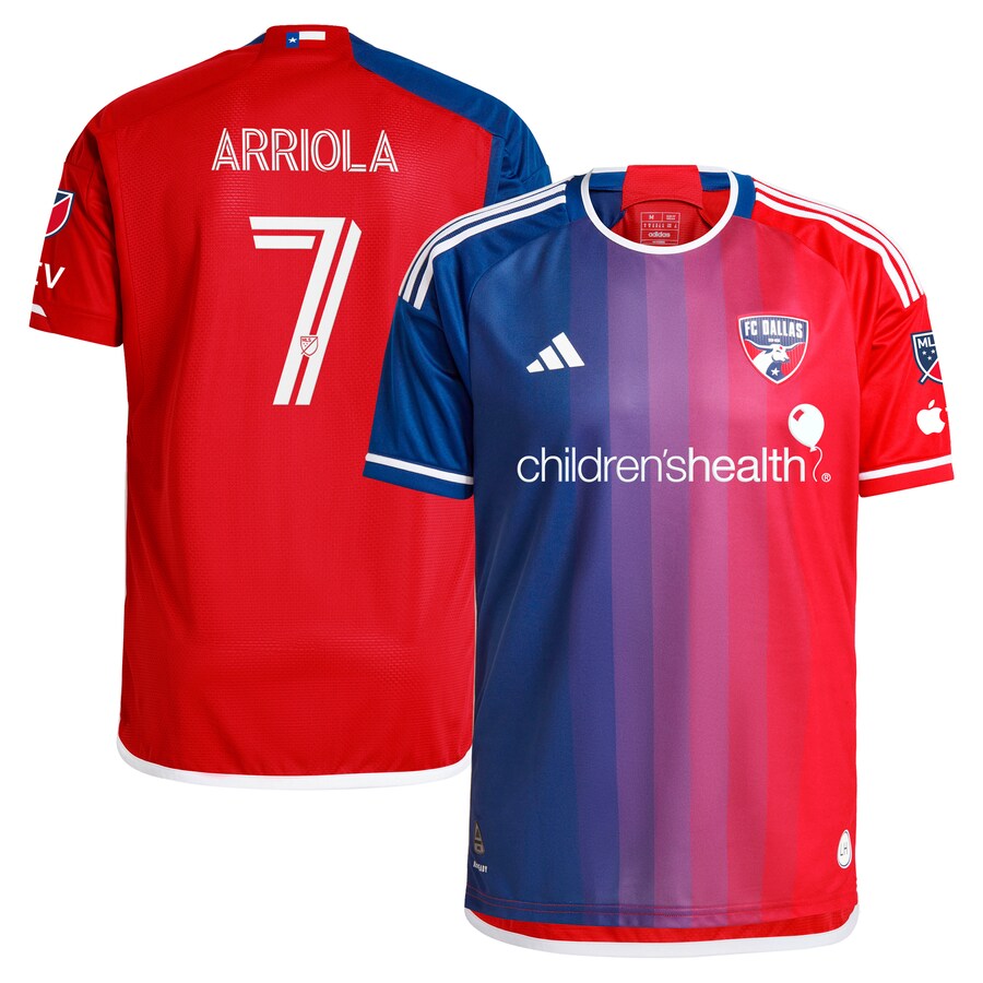 Men's FC Dallas Paul Arriola adidas Navy 2024 After Burner Authentic Player Jersey - Puhuasuan