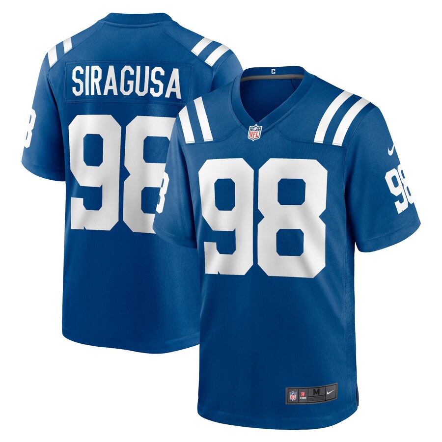 Men's Indianapolis Colts Tony Siragusa Nike Royal Game Retired Player Jersey - Puhuasuan