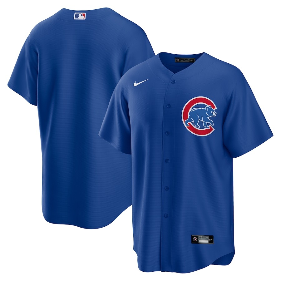 Men's Chicago Cubs  Nike Royal  Alternate Limited Custom Jersey - Puhuasuan