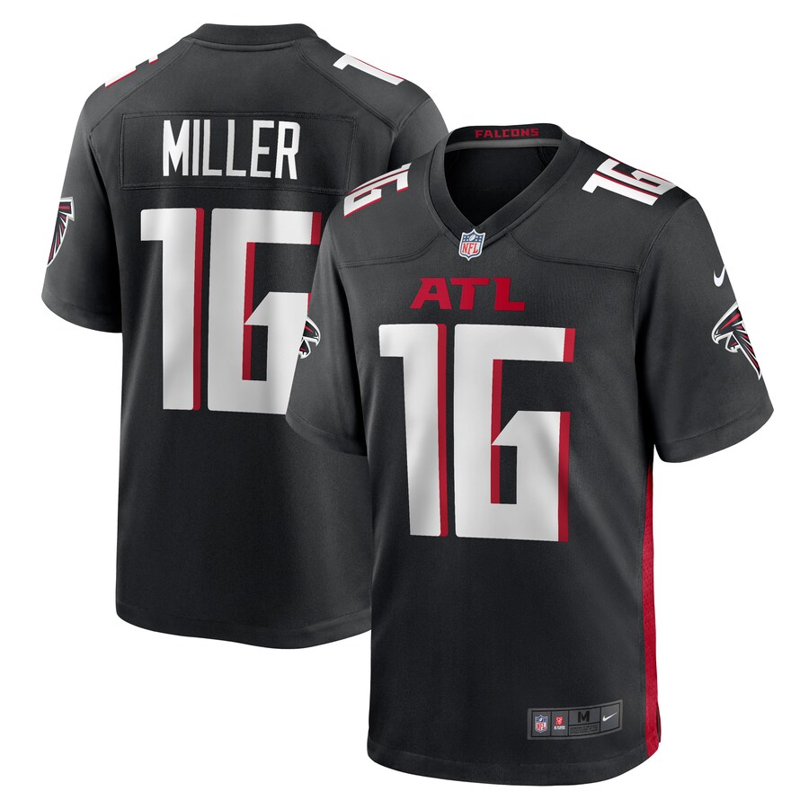 Men's Atlanta Falcons Scotty Miller Nike Black Game Player Jersey - Puhuasuan