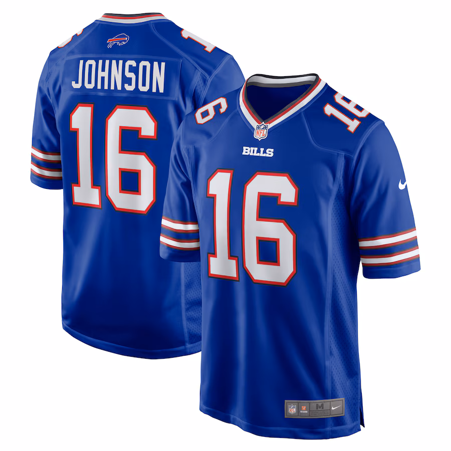 Men's Buffalo Bills Xavier Johnson Nike  Royal Game Jersey - Puhuasuan