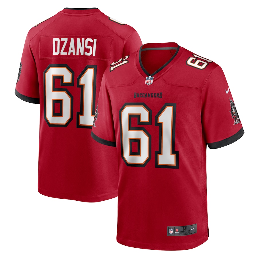 Men's Tampa Bay Buccaneers Silas Dzansi Nike Red Game Jersey - Puhuasuan