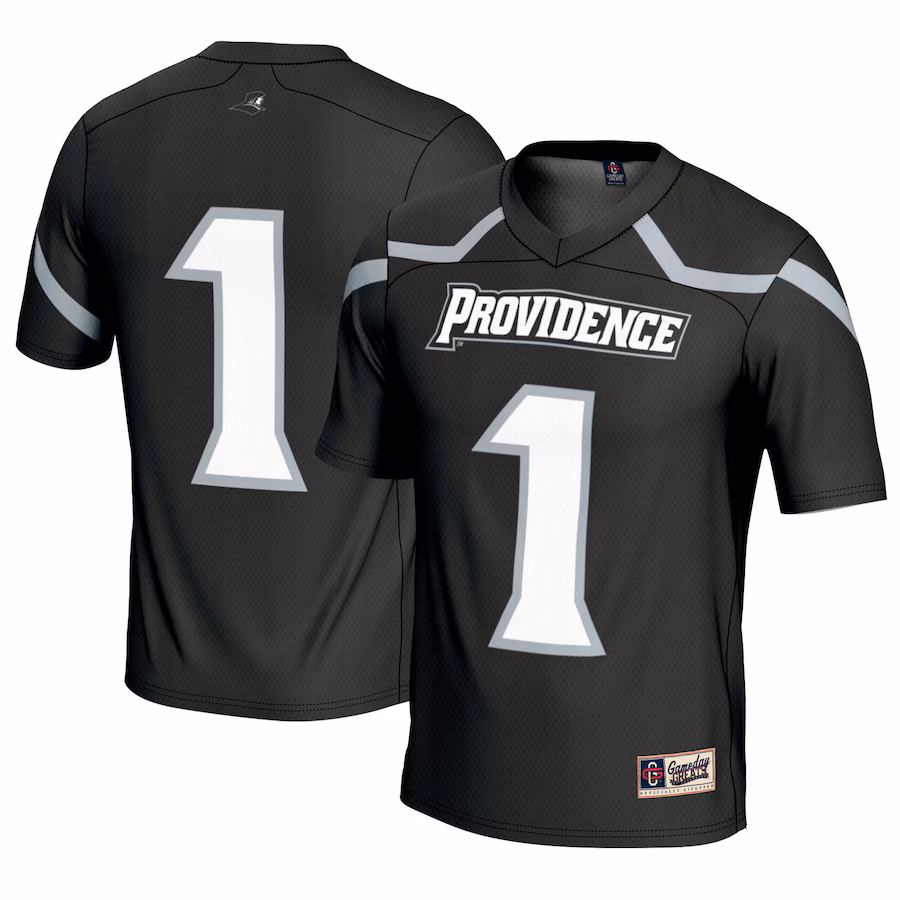 #1 Providence Friars GameDay Greats Youth Lightweight Lacrosse Jersey - Black - Puhuasuan