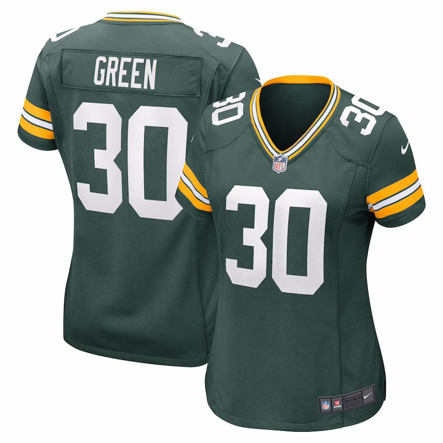 Women's Green Bay Packers Ahman Green Nike Green Team Retired Player Game Jersey - Puhuasuan