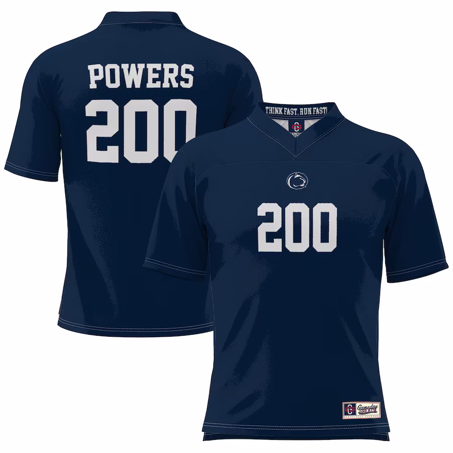 Eli Manning Penn State Nittany Lions GameDay Greats Chad Powers Football Jersey - Navy - Puhuasuan