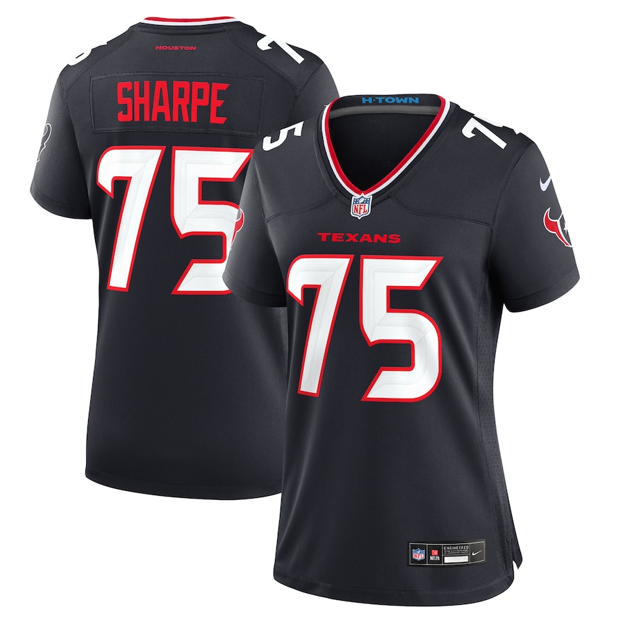 Women's Houston Texans David Sharpe Nike  Navy Team Game Jersey - Puhuasuan