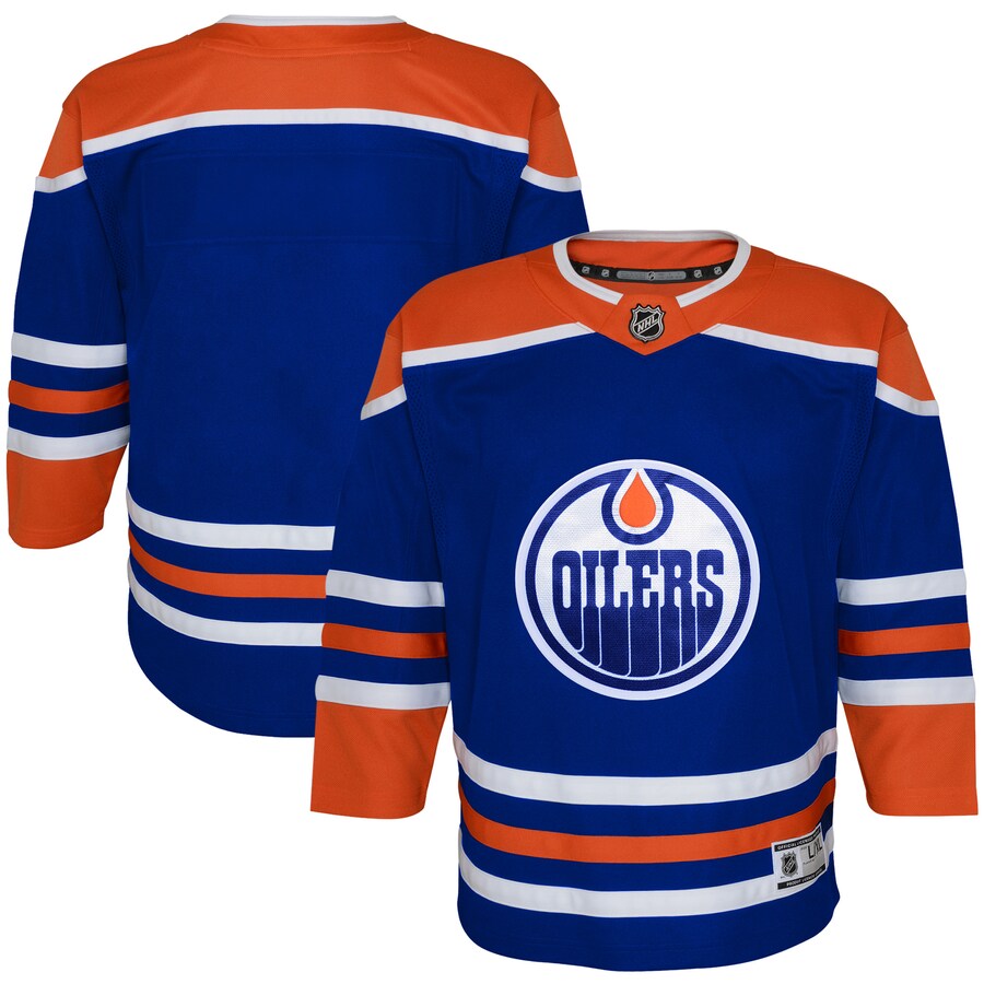 Youth Edmonton Oilers  Royal Home Replica Jersey - Puhuasuan
