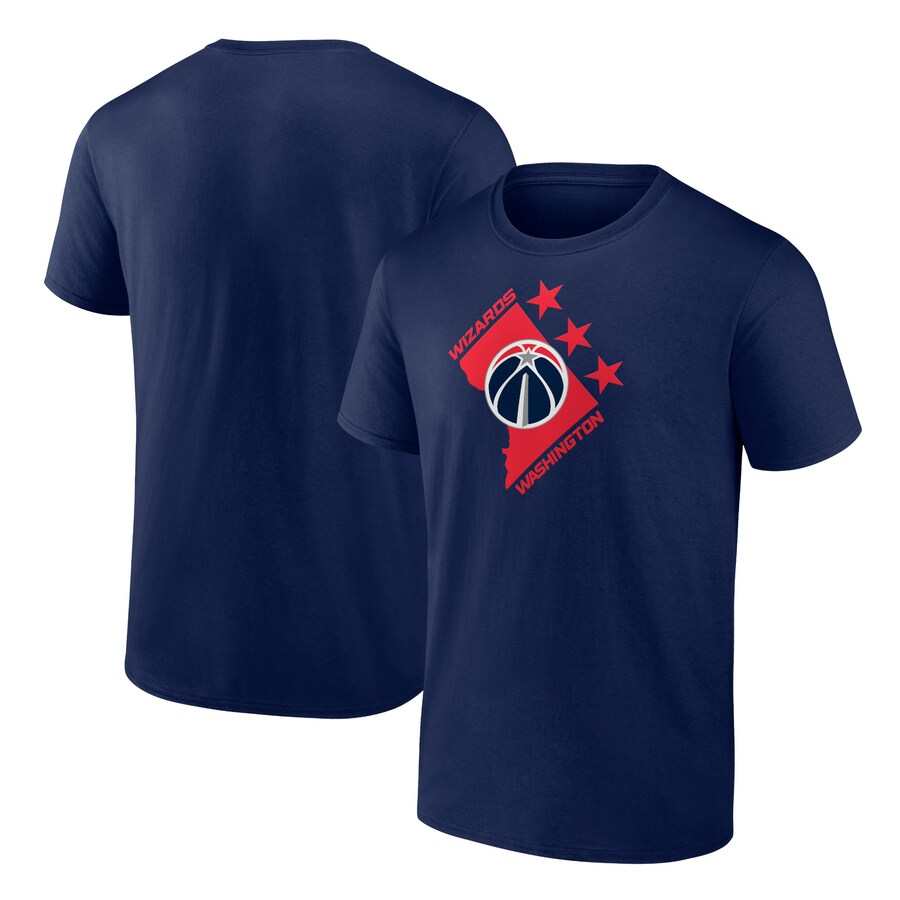 Men's Washington Wizards Navy Tip-Off T-Shirt - Puhuasuan
