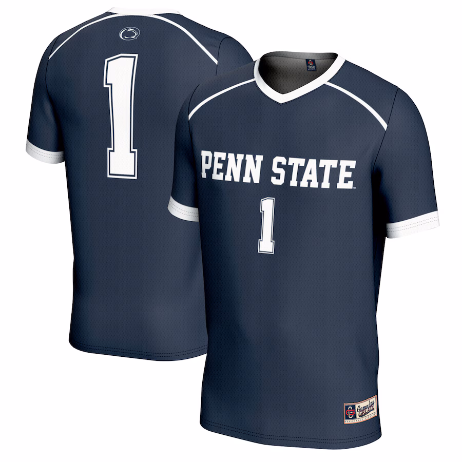 Unisex GameDay Greats #1 Navy Penn State Nittany Lions Women's Lacrosse Lightweight Fashion Jersey - Puhuasuan