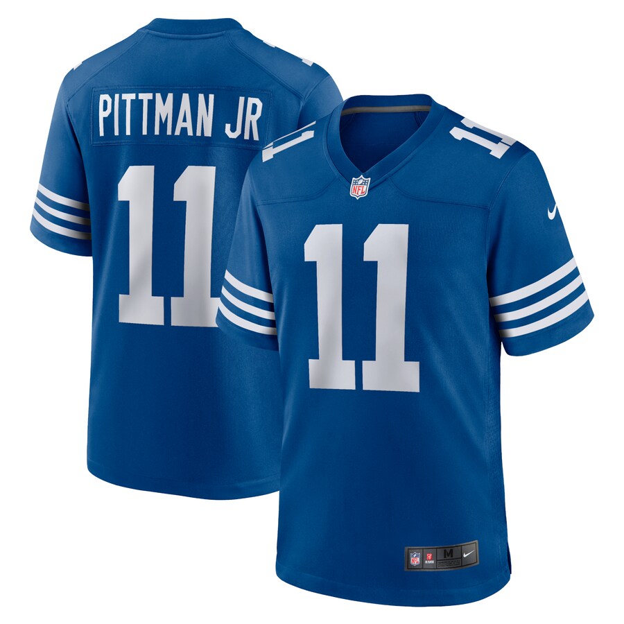 Men's Indianapolis Colts Michael Pittman Jr. Nike Royal Alternate Game Jersey - Puhuasuan