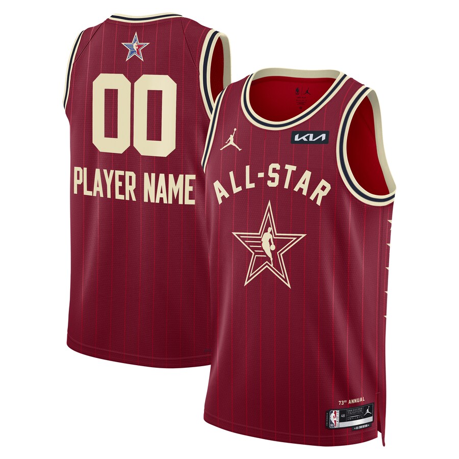 Unisex Jordan Brand Crimson 2024 NBA All-Star Game Swingman Custom Jersey - Puhuasuan