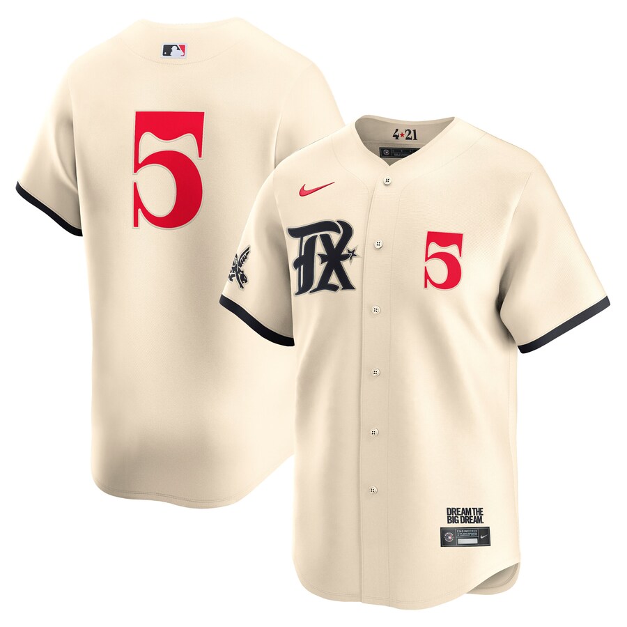 Men's Texas Rangers Corey Seager Nike Cream City Connect Limited Player Jersey - Puhuasuan