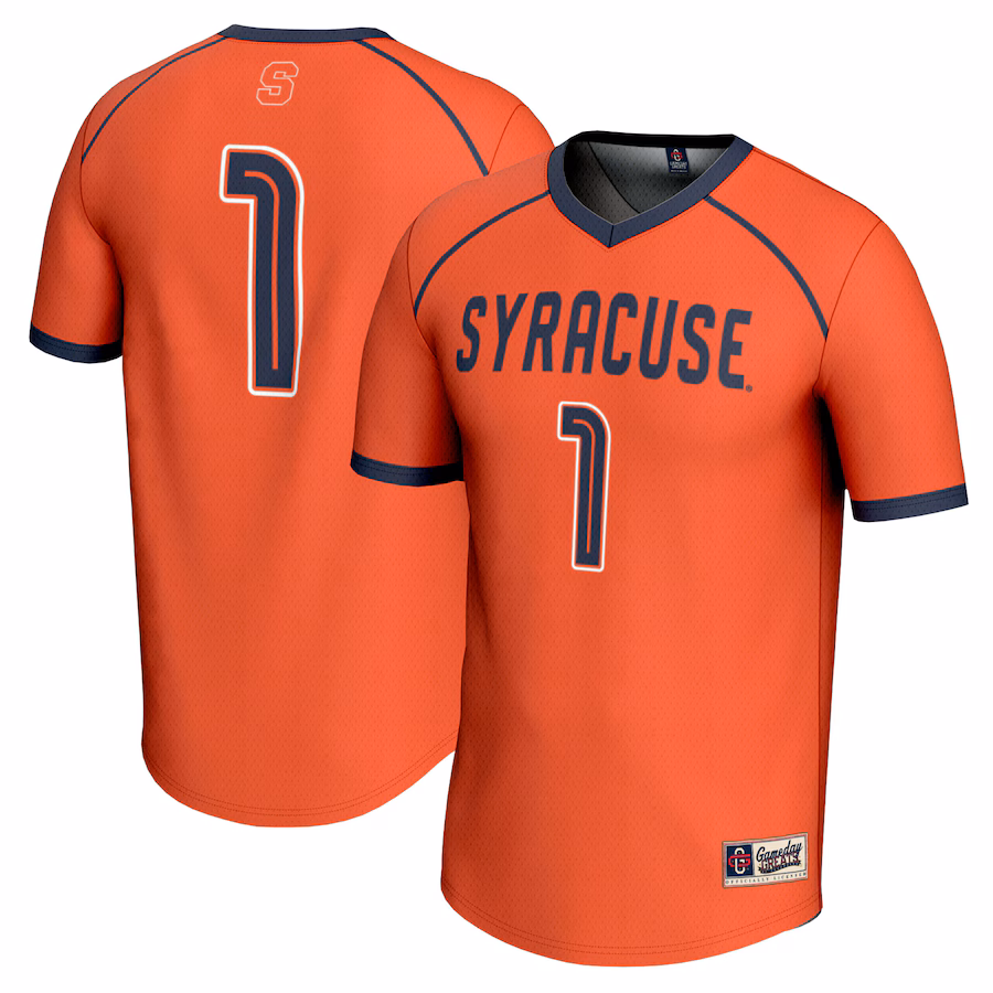 #1 Syracuse Orange GameDay Greats Youth Lightweight Women's Lacrosse Jersey - Orange - Puhuasuan