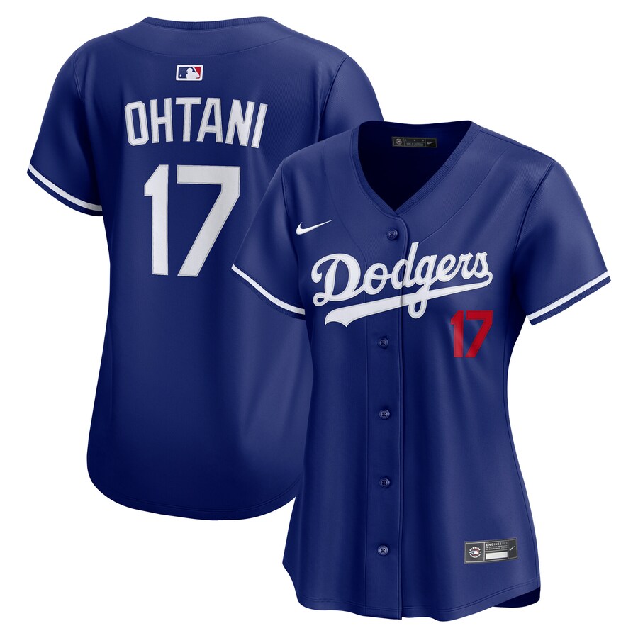 Women's Los Angeles Dodgers Shohei Ohtani Nike Royal Alternate Limited Player Jersey - Puhuasuan