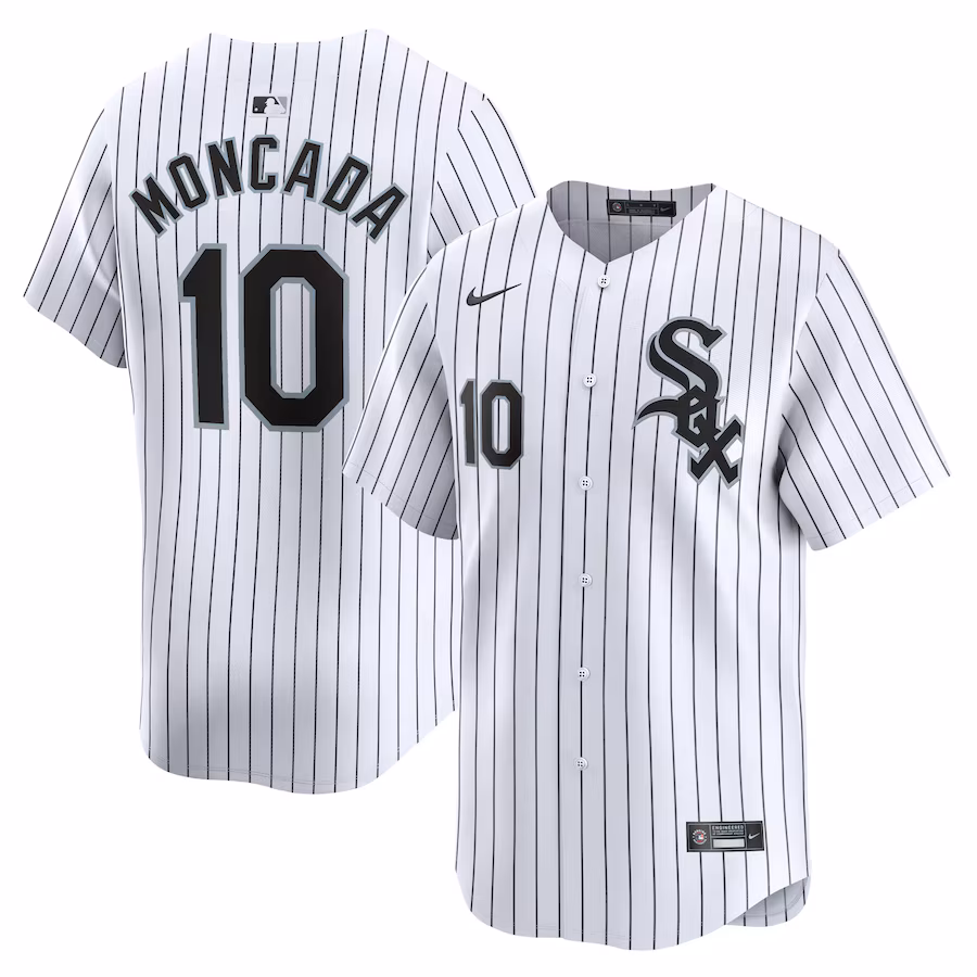Youth Chicago White Sox Yoan Moncada Nike White Home Limited Player Jersey - Puhuasuan