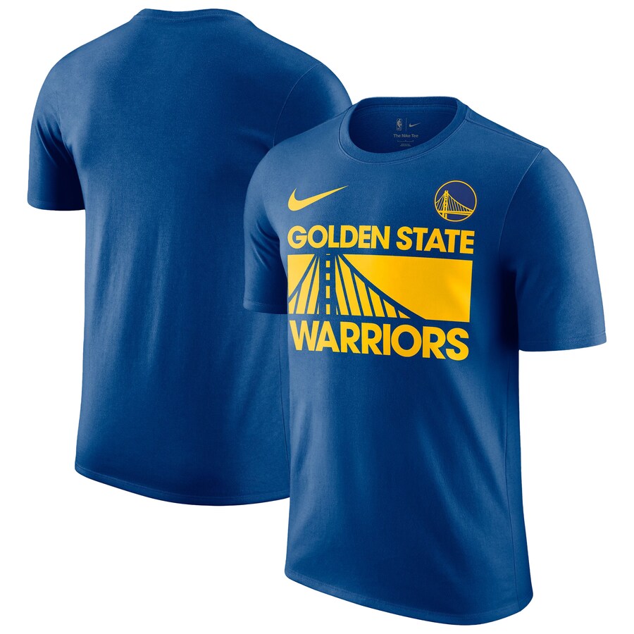 Men's Golden State Warriors Nike Blue Courtside This Is Our Year T-Shirt - Puhuasuan