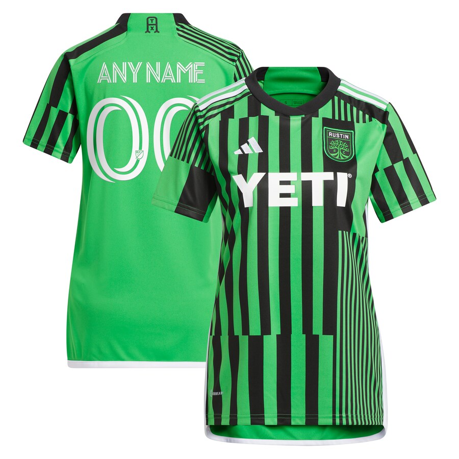Women's Austin FC adidas Green 2023 Las Voces Kit Replica Custom Jersey - Puhuasuan