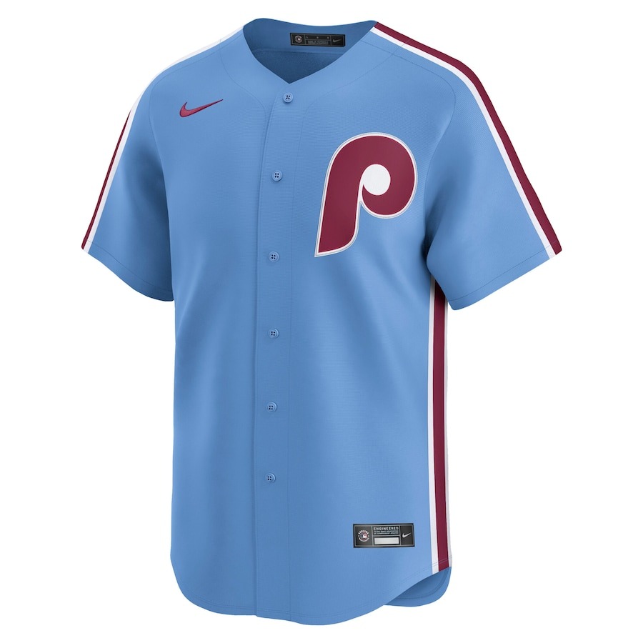 Men's Philadelphia Phillies  Nike Light Blue  Alternate Limited Jersey - Puhuasuan