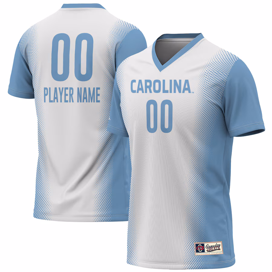 North Carolina Tar Heels GameDay Greats Youth NIL Pick-A-Player Lightweight Women's Soccer Jersey - White - Puhuasuan