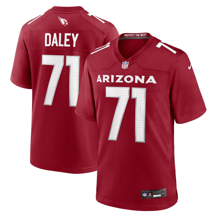 Men's Arizona Cardinals Dennis Daley Nike Cardinal Game Player Jersey - Puhuasuan