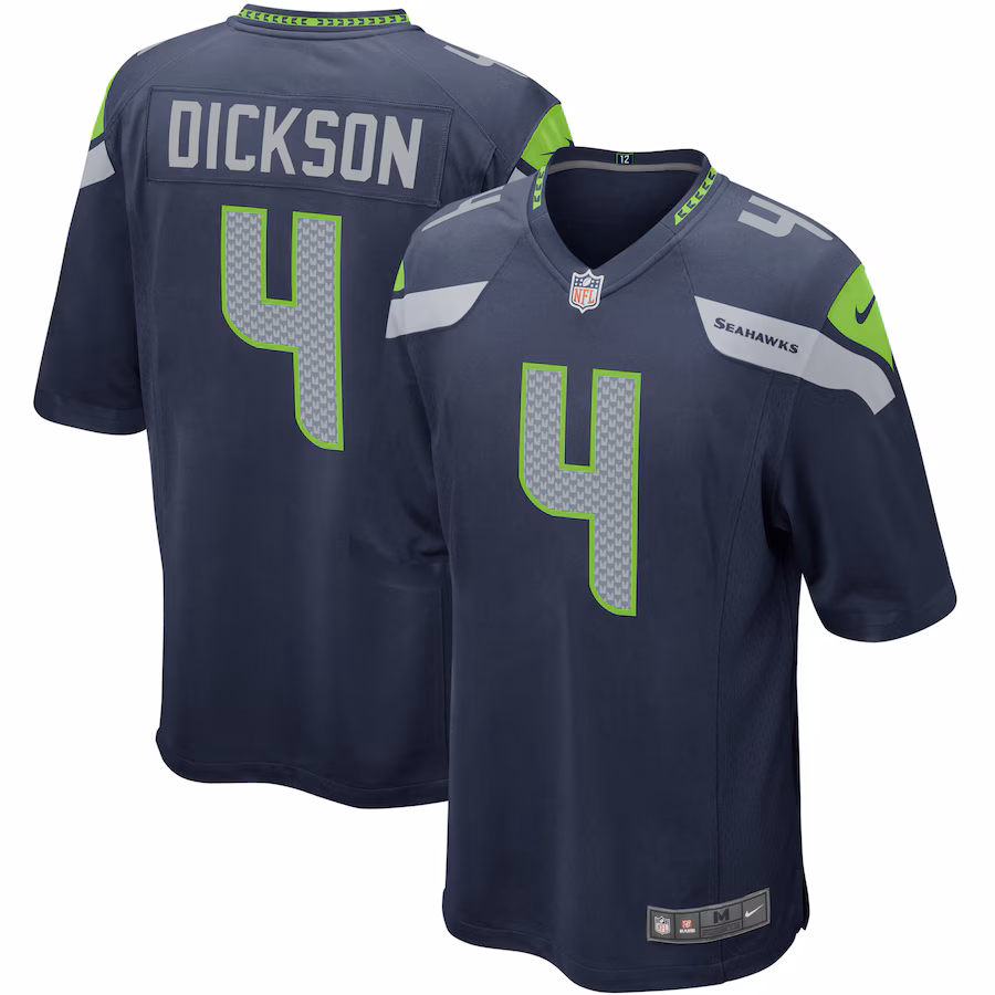 Men's Seattle Seahawks Michael Dickson Nike College Navy Player Game Jersey - Puhuasuan