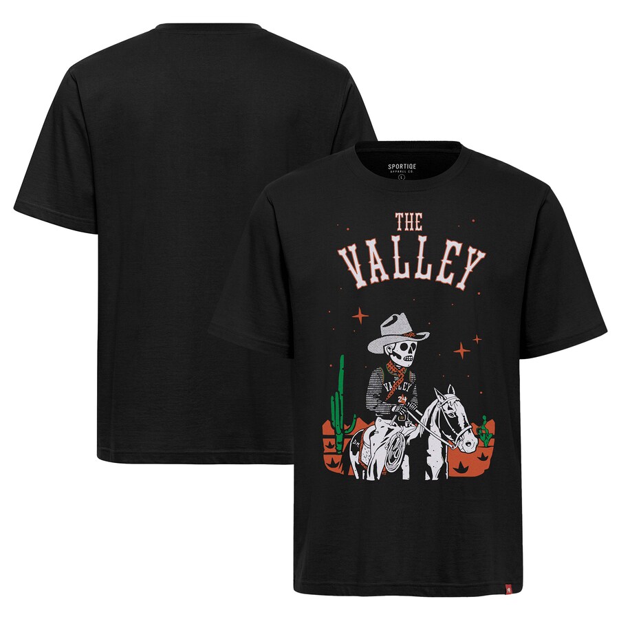 Unisex Phoenix Suns Sportiqe Black The Valley Artist Series Duke Premium Tri-Blend T-Shirt - Puhuasuan