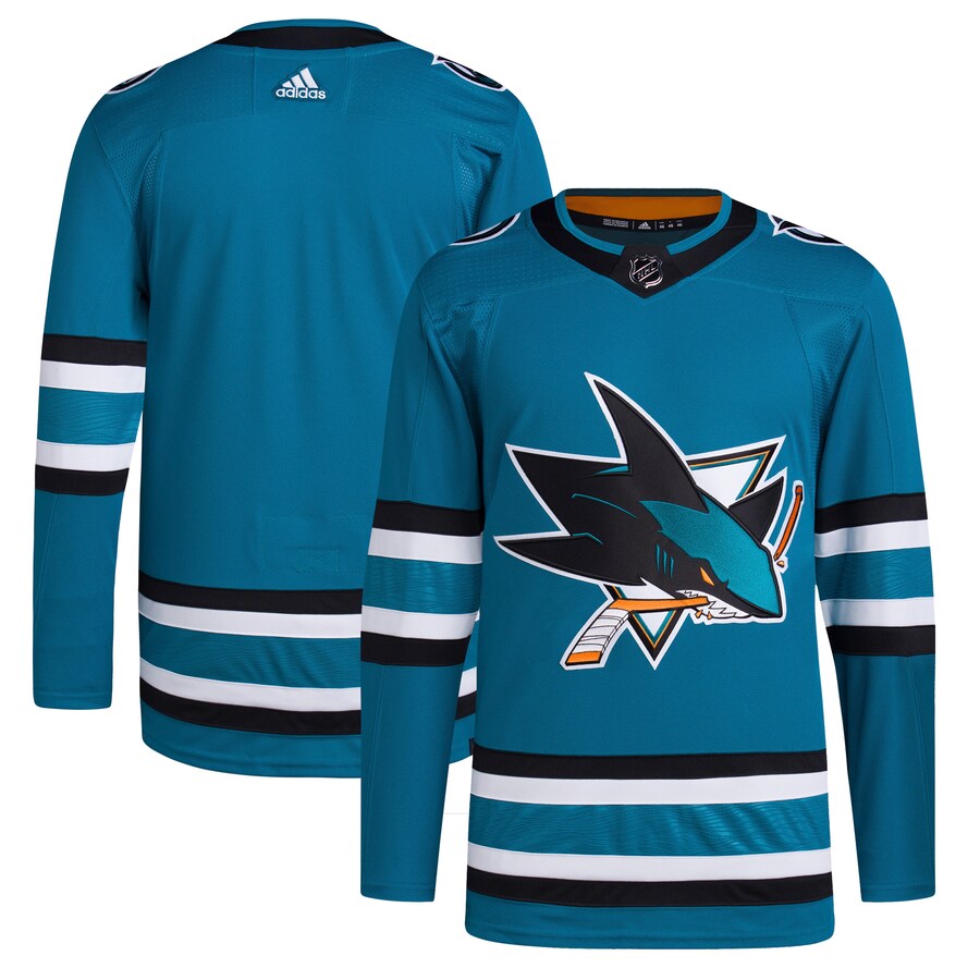 Men's San Jose Sharks adidas Teal Home Primegreen Authentic Pro Jersey - Puhuasuan