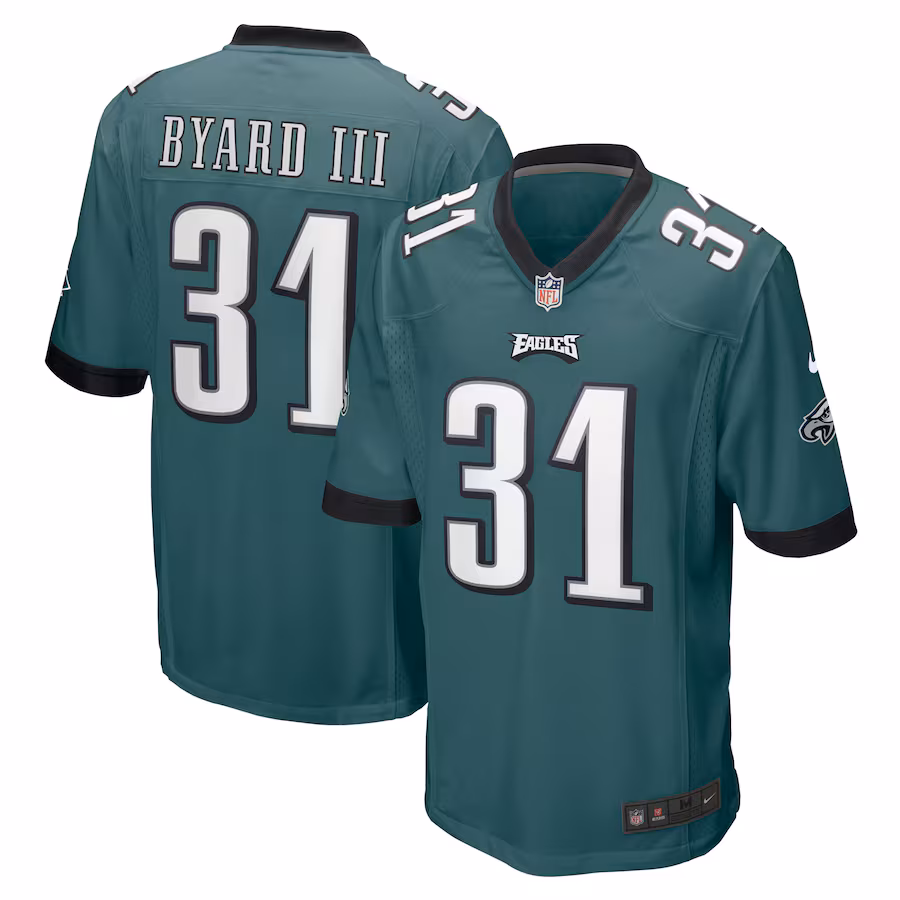 Men's Philadelphia Eagles Kevin Byard III Nike Midnight Green  Game Jersey - Puhuasuan