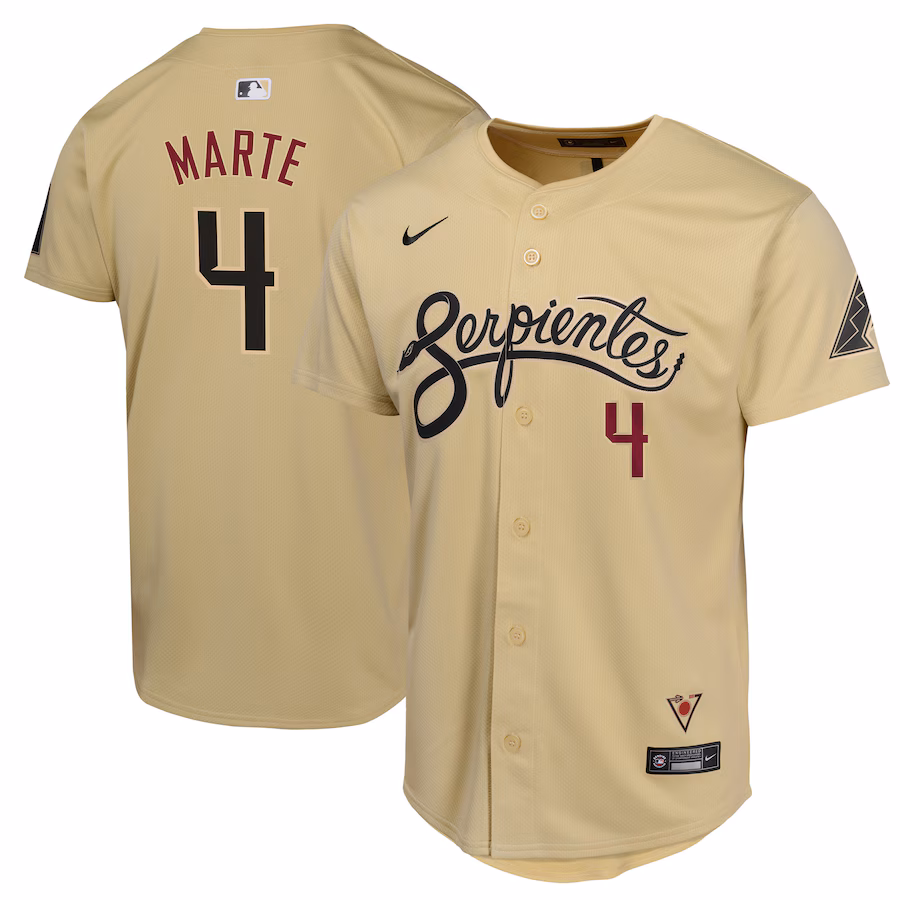 Youth Arizona Diamondbacks Ketel Marte Nike Sand City Connect Limited Player Jersey - Puhuasuan