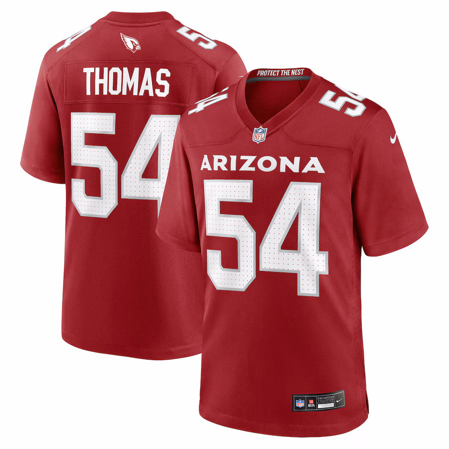 Men's Arizona Cardinals Xavier Thomas Nike Cardinal Team Game Jersey - Puhuasuan