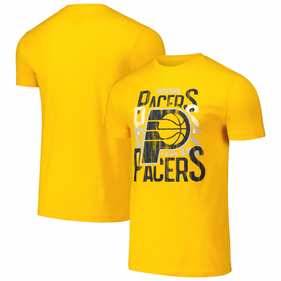 Unisex Indiana Pacers Stadium Essentials Gold Dedication T-Shirt - Puhuasuan