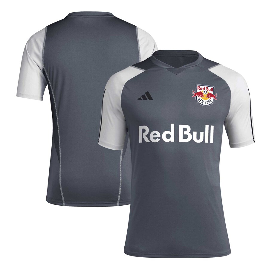 Men's New York Red Bulls adidas Gray 2024 AEROREADY Training Jersey - Puhuasuan