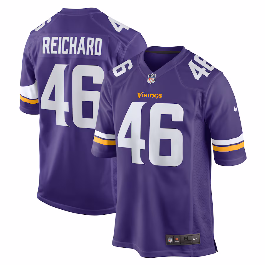 Men's Minnesota Vikings Will Reichard Nike  Purple Game Jersey - Puhuasuan