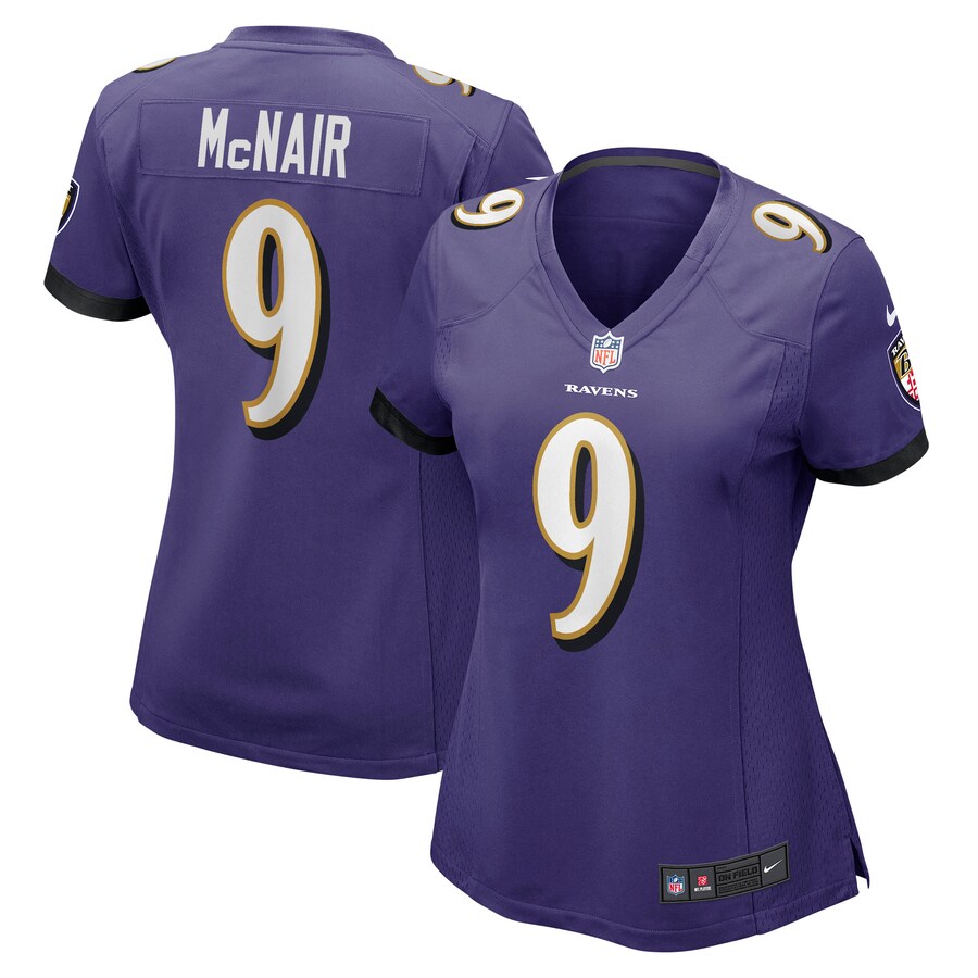 Women's Baltimore Ravens Steve McNair Nike Purple Game Retired Player Jersey - Puhuasuan