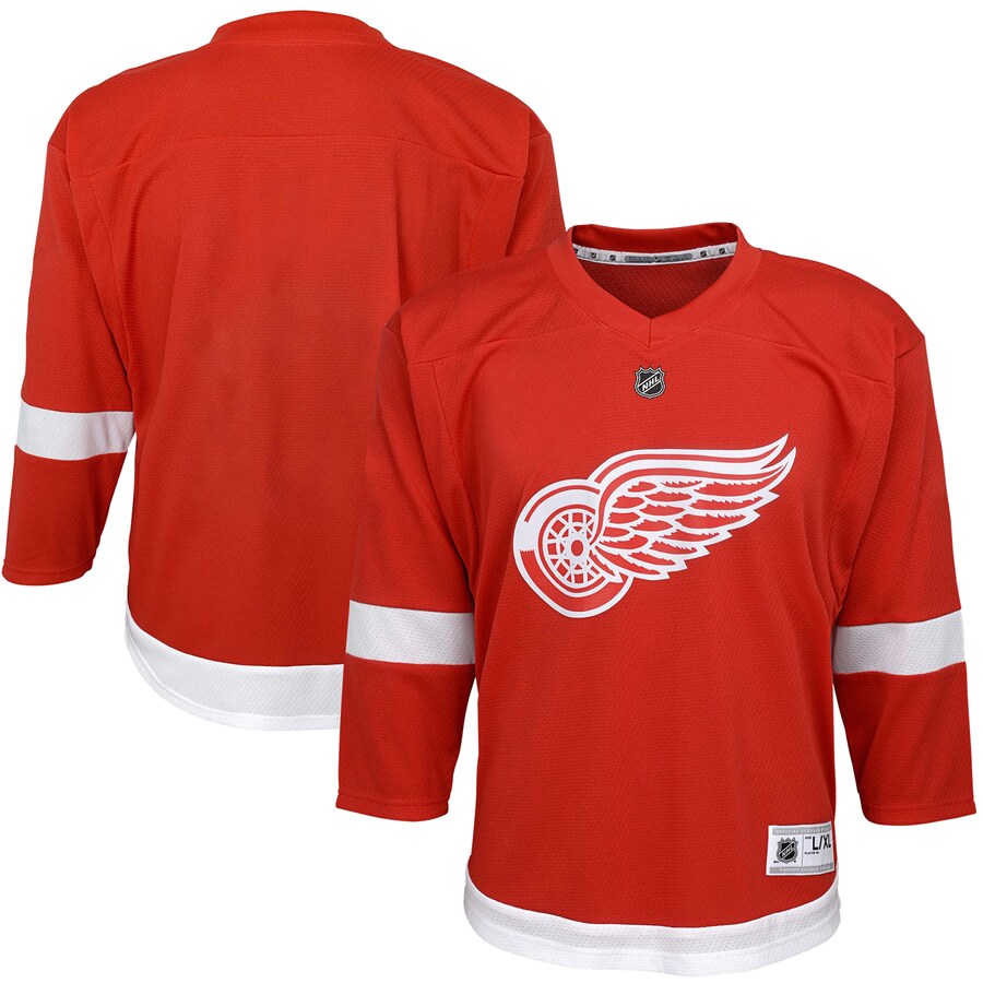 Youth Detroit Red Wings Red Home Replica Blank Jersey - Puhuasuan