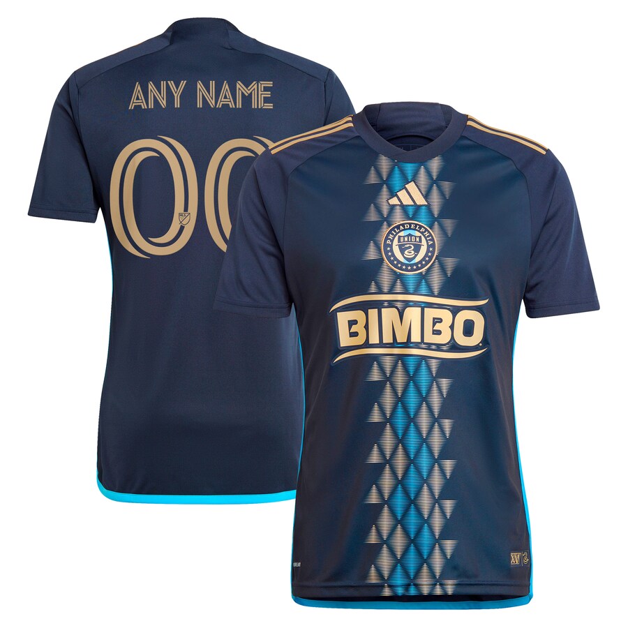 Men's Philadelphia Union  adidas Navy 2024 The XV Kit Replica Custom Jersey - Puhuasuan