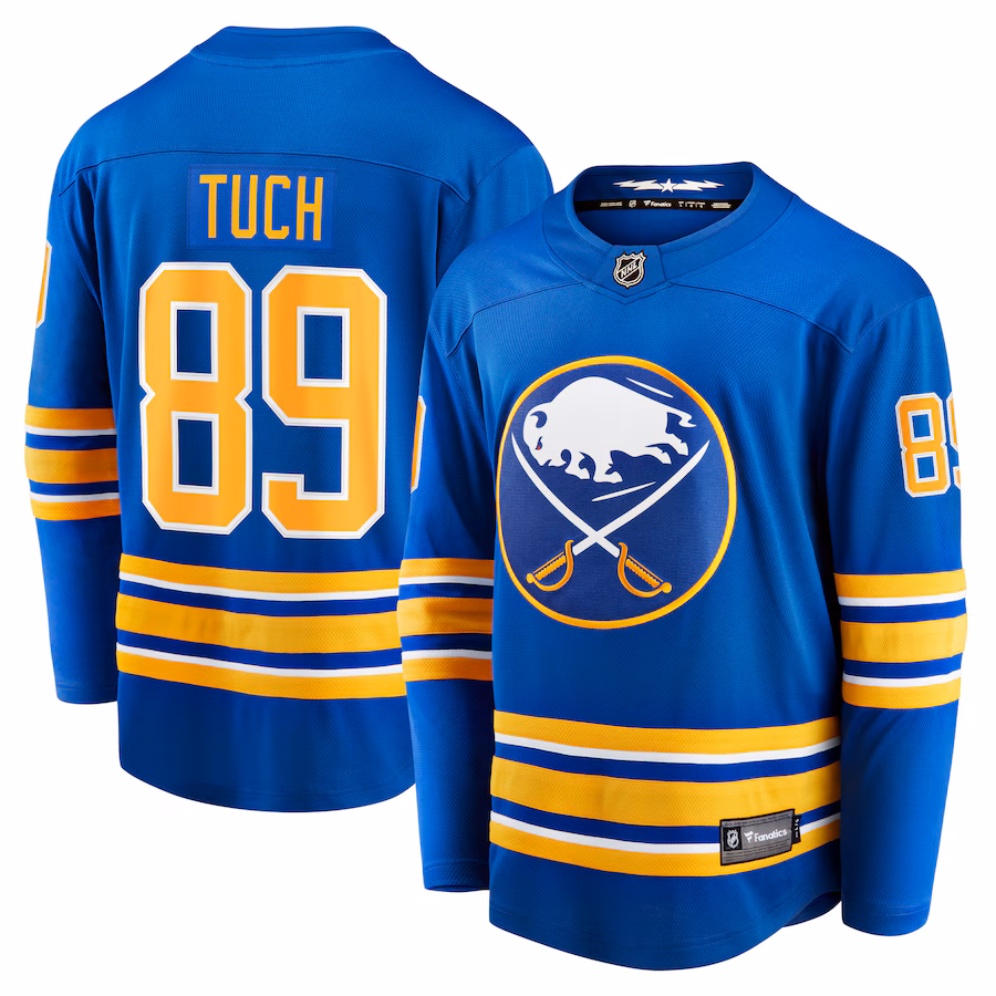 Men's Buffalo Sabres Alex Tuch Fanatics Royal Home Breakaway Player Jersey - Puhuasuan