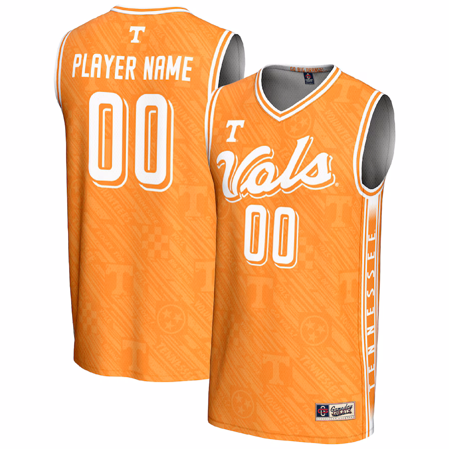Tennessee Lady Vols GameDay Greats Youth NIL Pick-A-Player Women's Basketball Lightweight Highlight Print Jersey - Tennessee Orange - Puhuasuan
