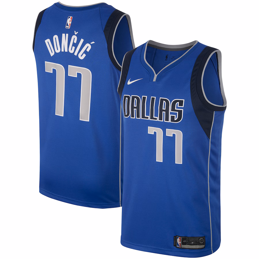 Men's Dallas Mavericks Luka Doncic Nike Royal Swingman Jersey - Puhuasuan