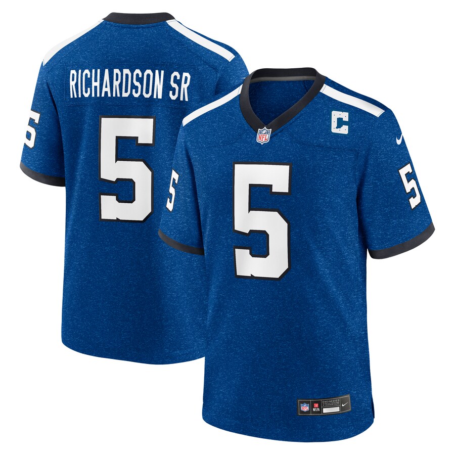 Men's Indianapolis Colts Anthony Richardson Sr. Nike Royal Alternate Indiana Nights Game Jersey - Puhuasuan