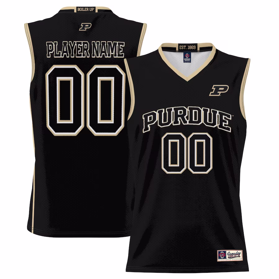 Purdue Boilermakers GameDay Greats Youth NIL Pick-A-Player Lightweight Basketball Jersey - Black - Puhuasuan