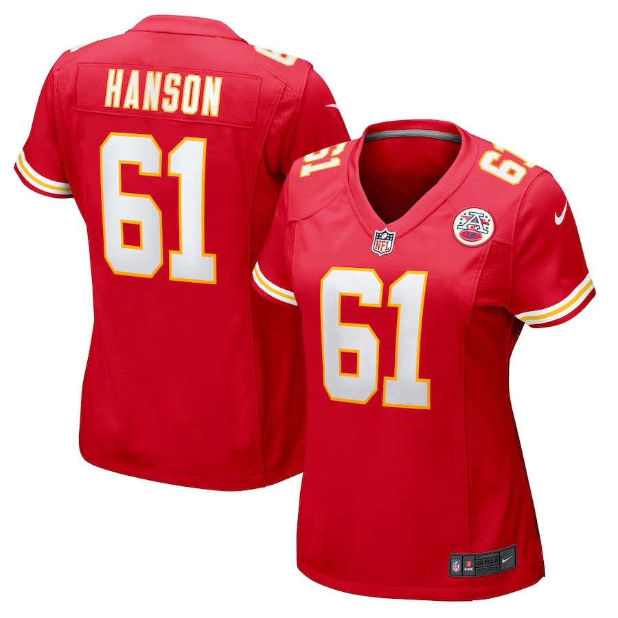 Women's Kansas City Chiefs C.J. Hanson Nike Red Game Jersey - Puhuasuan