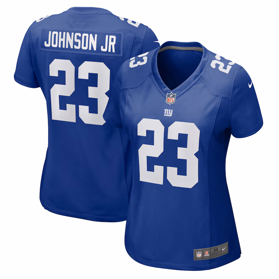 Women's New York Giants Anthony Johnson Jr. Nike Royal Game Jersey - Puhuasuan