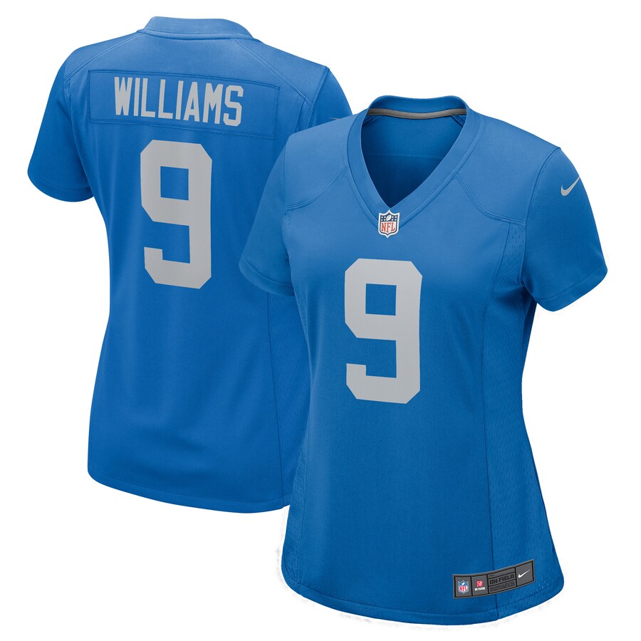 Women's Detroit Lions Jameson Williams Nike Blue Player Game Jersey - Puhuasuan