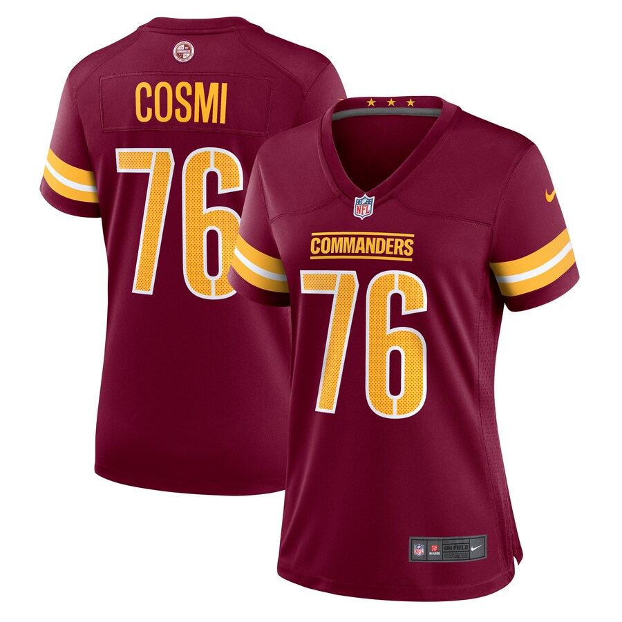 Women's Washington Commanders Sam Cosmi Nike  Burgundy  Game Jersey - Puhuasuan