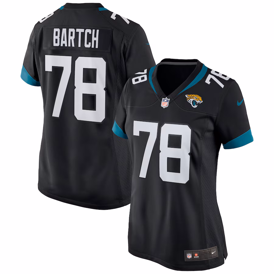 Women's Jacksonville Jaguars Ben Bartch Nike Black Game Jersey - Puhuasuan