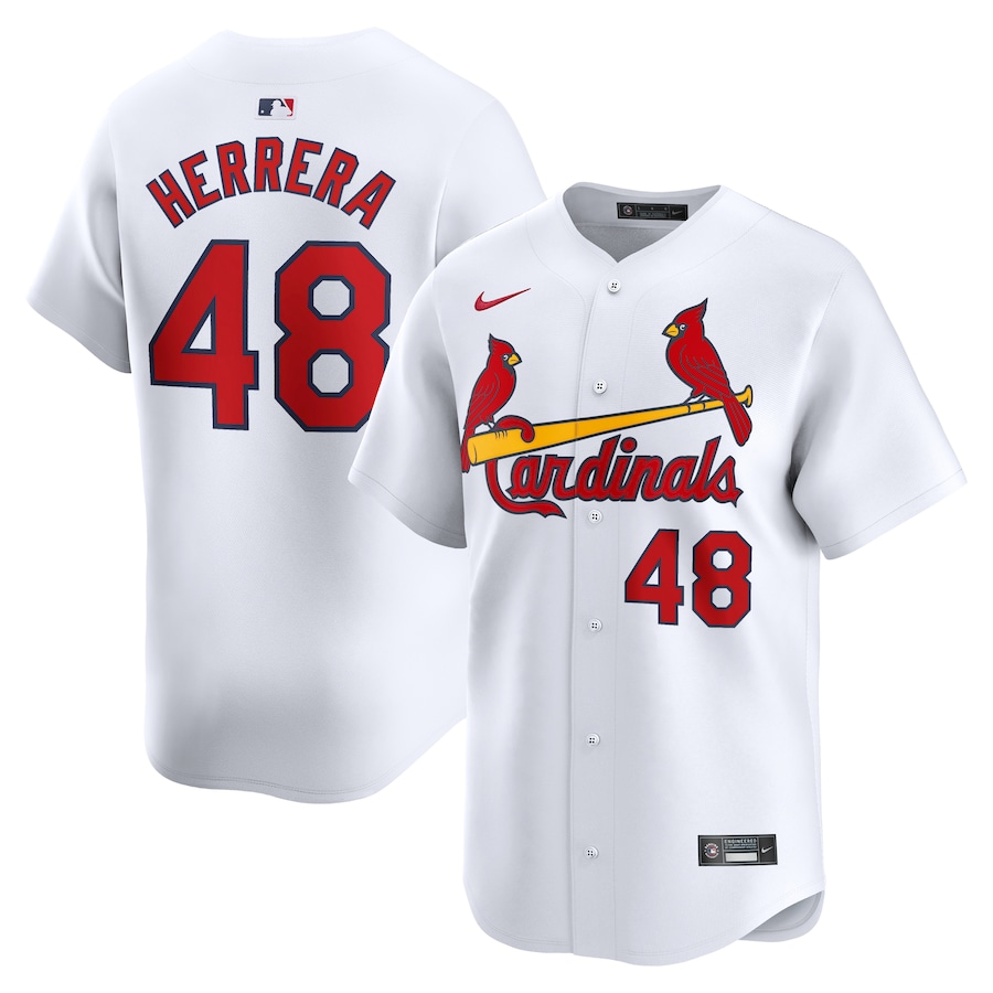 Men's St. Louis Cardinals Iván Herrera Nike White Home Limited Player Jersey - Puhuasuan