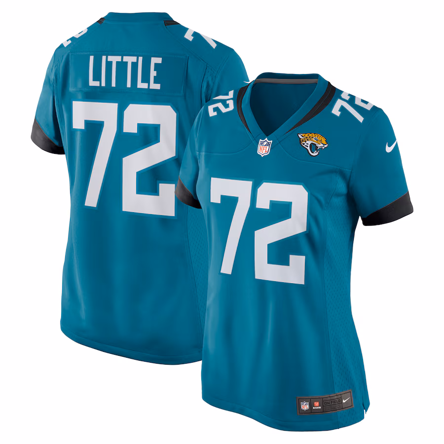 Women's Jacksonville Jaguars Walker Little Nike Teal Nike Game Jersey - Puhuasuan